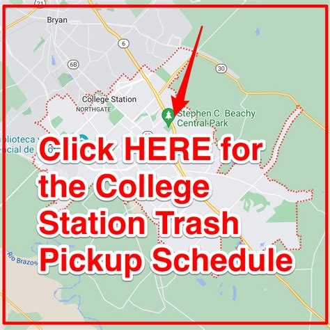 city of college station trash pickup schedule.